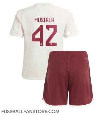 Bayern Munich Jamal Musiala #42 Replik 3rd trikot Kinder 2023-24 Kurzarm (+ Kurze Hosen)